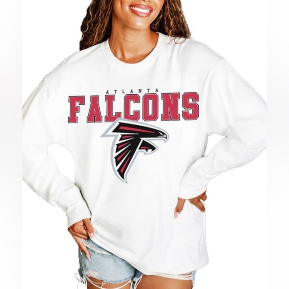 gameday couture Tops - Atlanta Falcons Gameday Couture Oversized Long Sleeve Shirt Sz XL